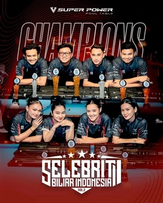 Supervýkonné stoly pozdvihujú biliard indonézskych celebrít v Selebriti Biliar Indonesia Vol{0}}